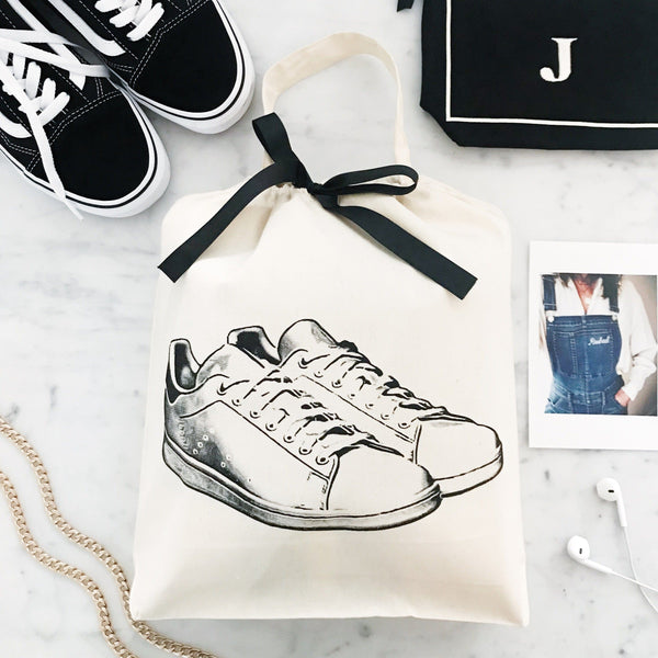 Bag All White Sneaker Shoe Bag Cream