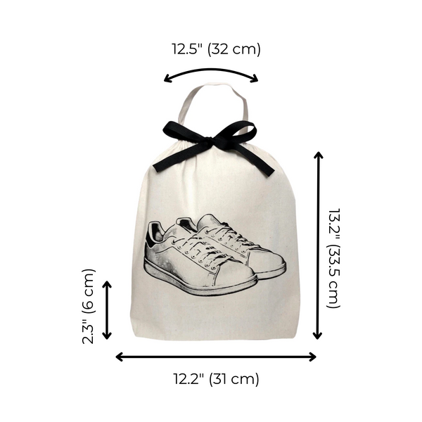 Bag All White Sneaker Shoe Bag Cream