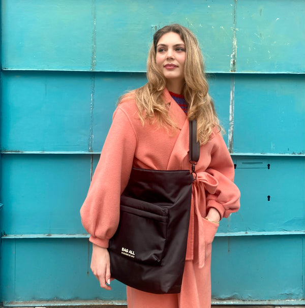 Bag All City Backpack/Tote Padded Recycled Nylon Black