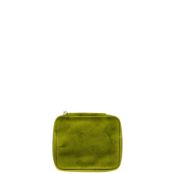 Bag All Cute Jewelry Box Monogrammable Green Recycled Velvet