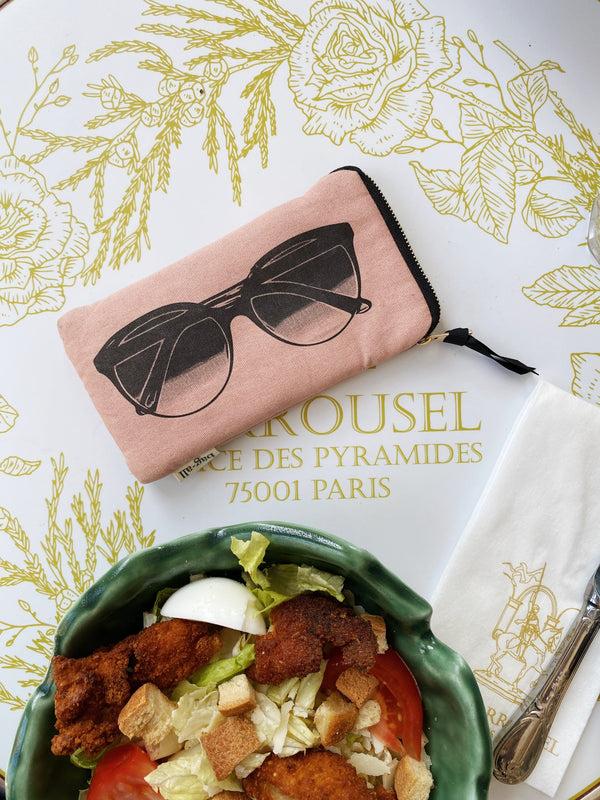 Bag All Glasses Case With Outside Pocket Pink/Blush