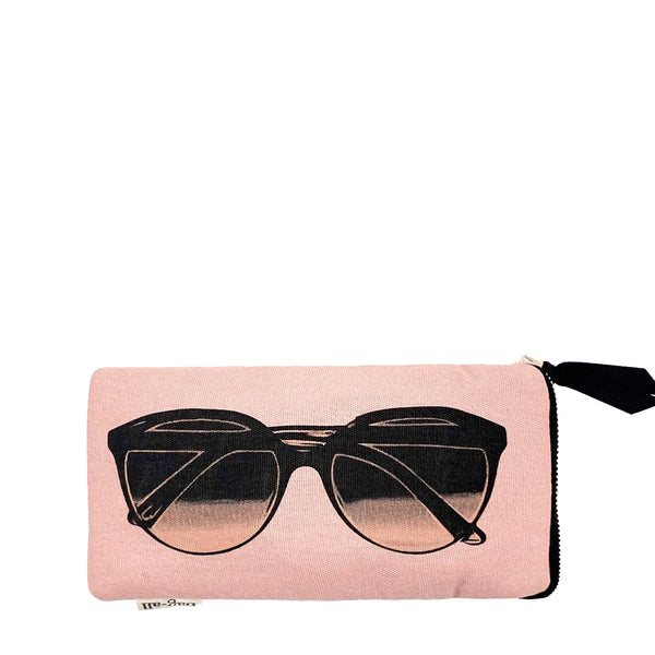 bag all Glasses Case with Outside Pocket Pink/Blush