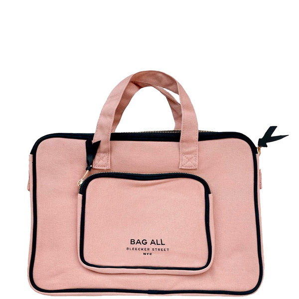 bag all Laptop Case 13" Handle & Charger Pocket Pink/Blush