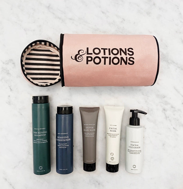 Bag All Lotions & Potions Liquid Travel Case Pink/Blush