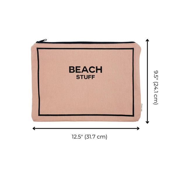 Bag All Monogram Beach Pouch For Bathing Suits And Sunscreen Pink/Blush