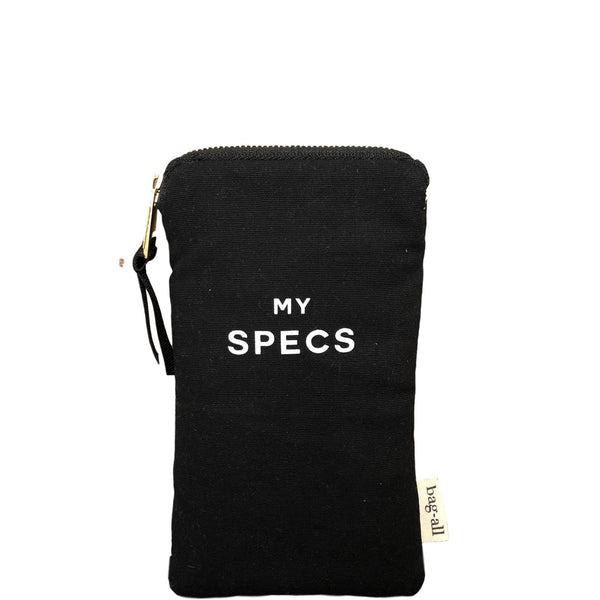 Bag All My Specs Glasses Case With Outside Pocket Black