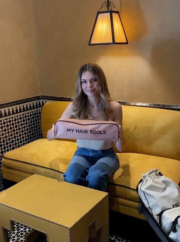 Bag All Roomy Hair Wrap Tools Travel Case Pink/Blush