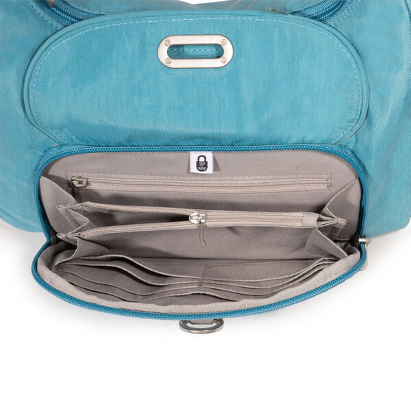 Baggallini Coastal Flip Lock Half Moon Bag