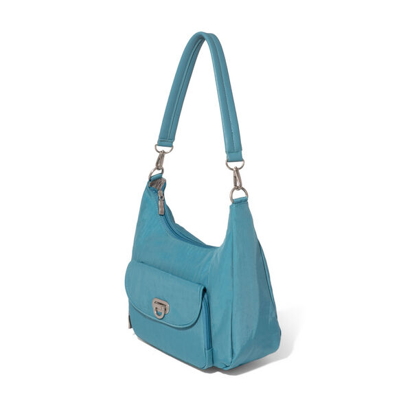 baggallini Coastal Flip Lock Half Moon Bag