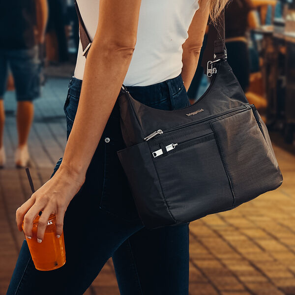 Baggallini Securtex Anti-Theft Free Time Crossbody Bag