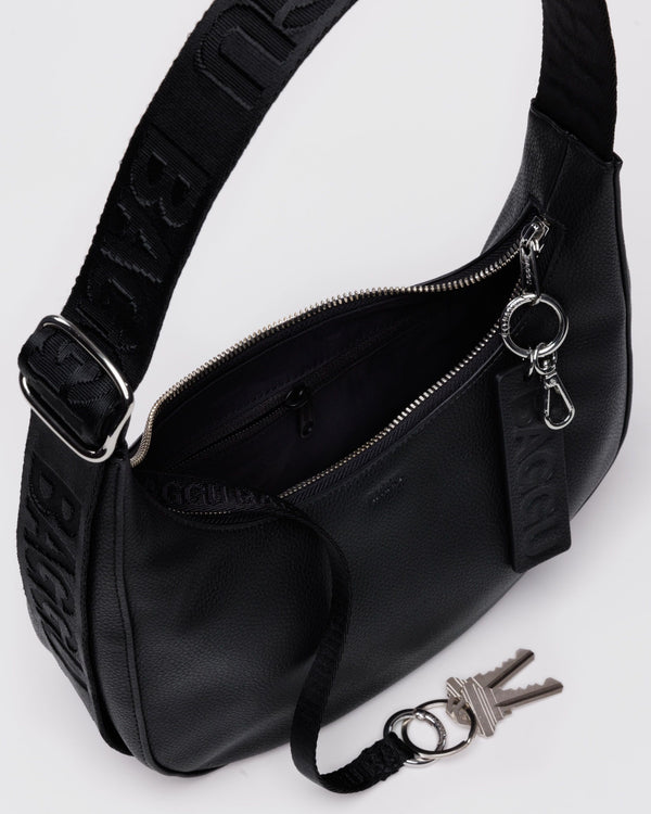 Baggu Small Recycled Leather Crescent Bag