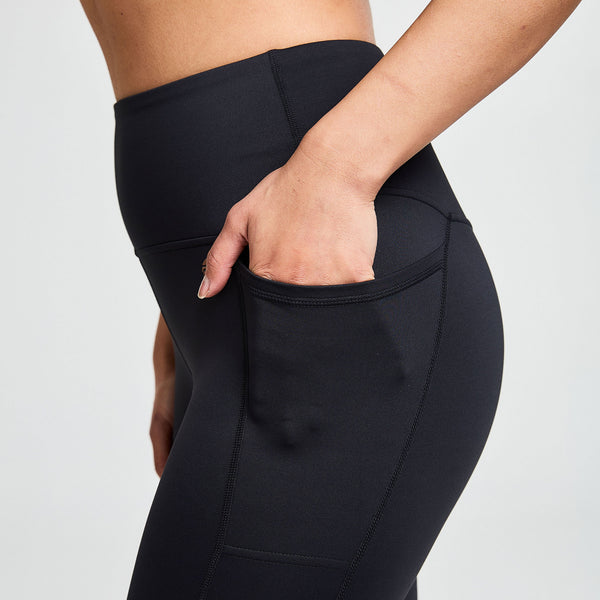 Bahé Yoga ATTUNE SIDE POCKET LEGGING FULL LENGTH BLACK