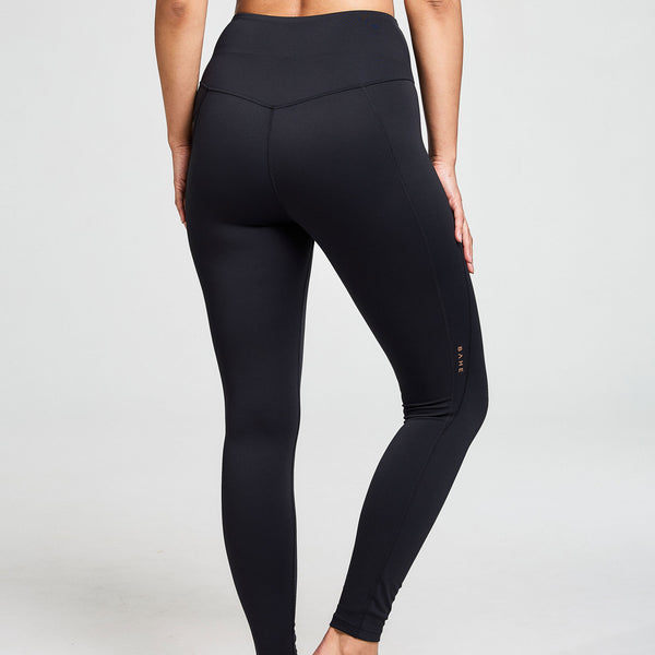 Bahé Yoga ATTUNE SIDE POCKET LEGGING FULL LENGTH BLACK