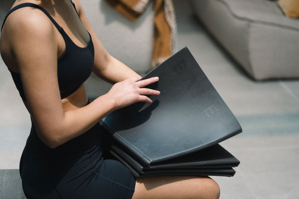 Bahé Yoga BAHE FOLDUP MAT 6MM ANTHRACITE