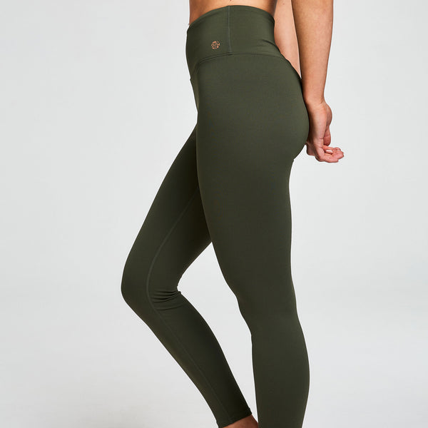 Bahé Yoga DINAMICA HIGH-RISE LEGGING 7/8 KHAKI