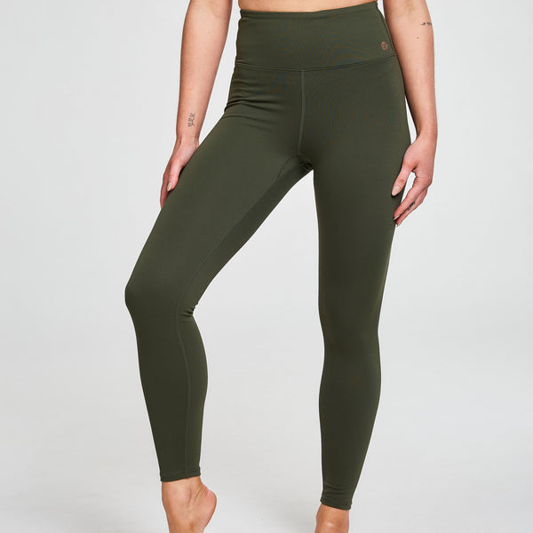 bahé yoga DINAMICA HIGH-RISE LEGGING 7/8 KHAKI