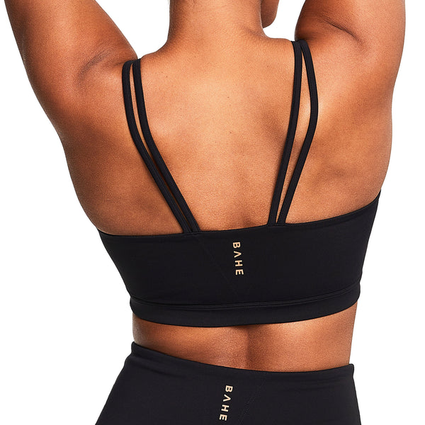 Bahé Yoga DINAMICA STRAPPY ACTIVE BRA BLACK