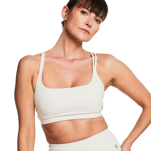bahé yoga DINAMICA STRAPPY ACTIVE BRA COCONUT