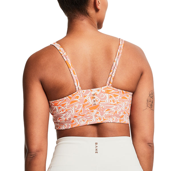 Bahé Yoga DINAMICA STRAPPY ACTIVE BRA SYMBOL MAUVE