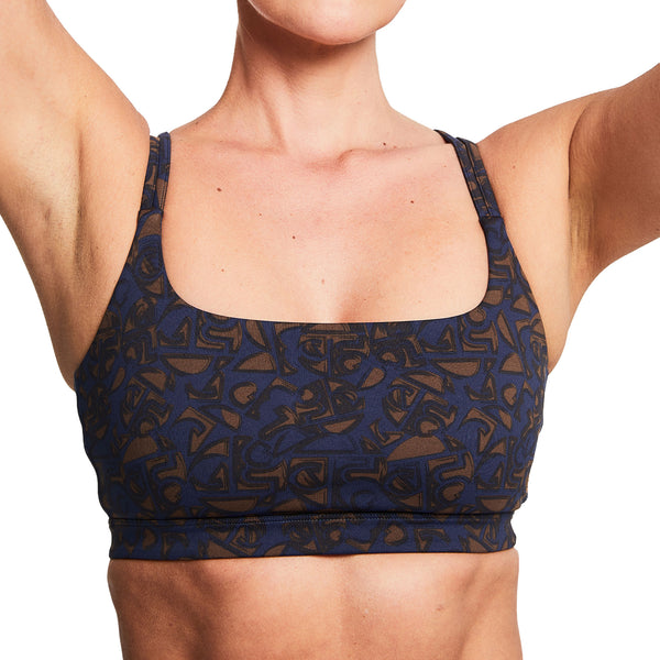Bahé Yoga DINAMICA STRAPPY ACTIVE BRA SYMBOL NAVY
