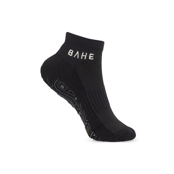 bahé yoga STUDIO GRIPPY ANKLE SOCKS ANTHRACITE
