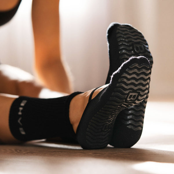 Bahé Yoga STUDIO GRIPPY BARRE SOCKS ANTHRACITE