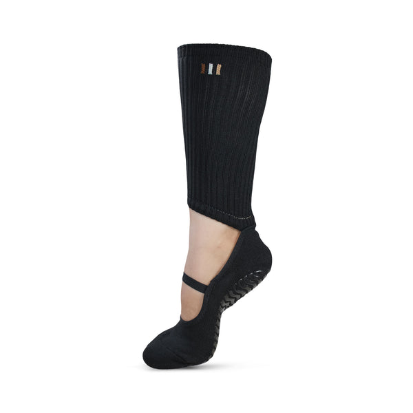 bahé yoga STUDIO GRIPPY BARRE SOCKS ANTHRACITE