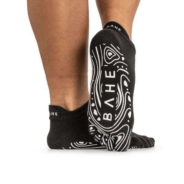 Bahé Yoga STUDIO GRIPPY CLOSETOE SOCKS ANTHRACITE