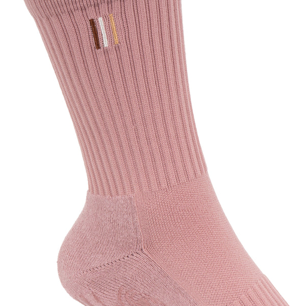Bahé Yoga STUDIO GRIPPY CREW SOCKS MAUVE