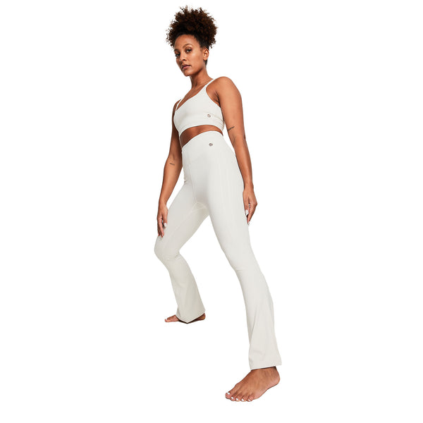 bahé yoga GODDESS HIGH-RISE FLARE LEGGING FULL LENGTH COCONUT