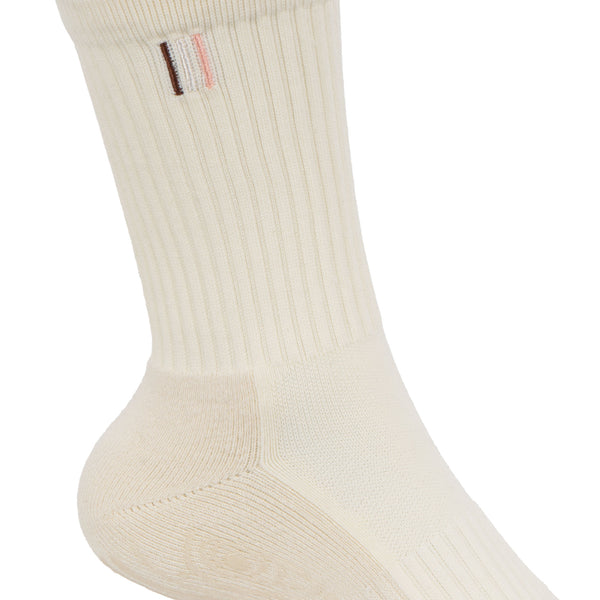 Bahé Yoga STUDIO GRIPPY CREW SOCKS 2 PACK COCONUT/POWDER BLUE