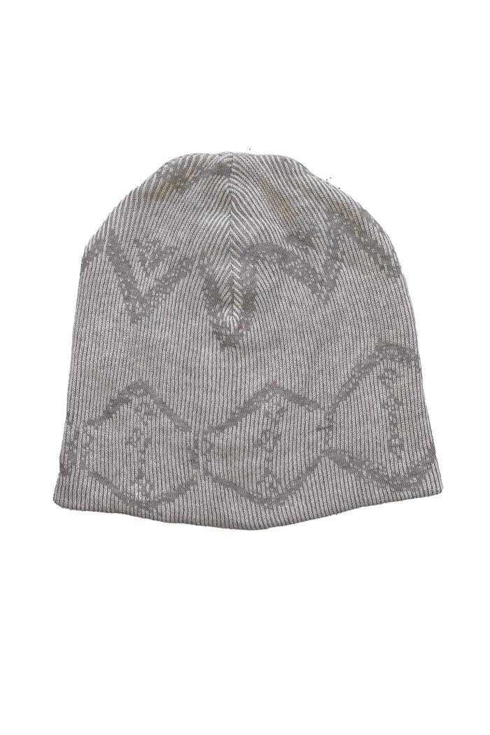 baja east Beanie in Taupe/Cream Ikat Graffiti