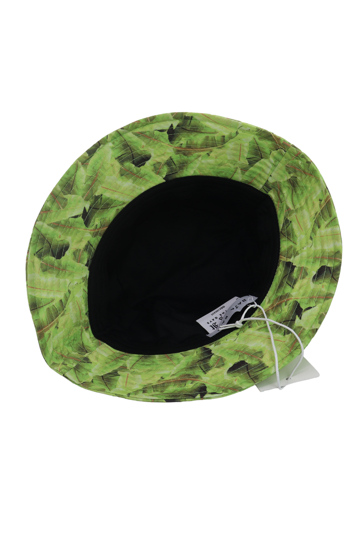 Baja East Bucket Hat In Cali Palm Canvas