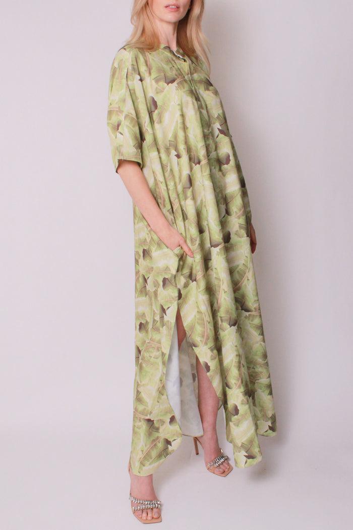 baja east Kaftan Maxi In Cali Palm
