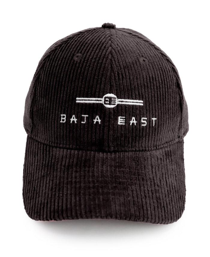 baja east L.I.T.H.V. Baseball Cap in Black Corduroy