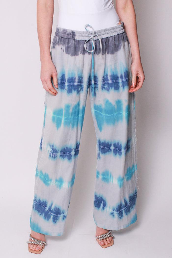 baja east Wide Leg Pant In Tidal Tie-Dye