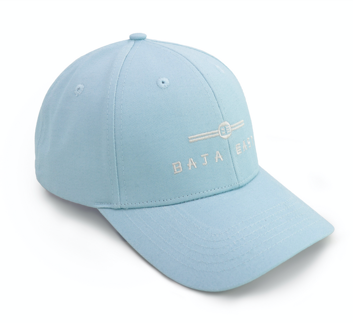 Baja East L.I.T.H.V. Baseball Cap In Light Aqua Cotton