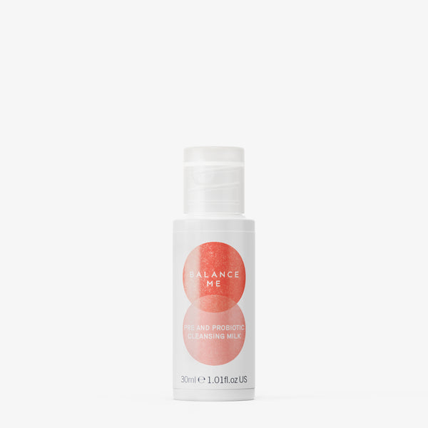balance me Fragrance Free Pre and Probiotic Cleansing Milk 30ml