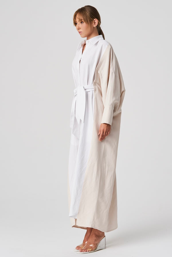 Balossa DORA Dress WHITE / VANILLA