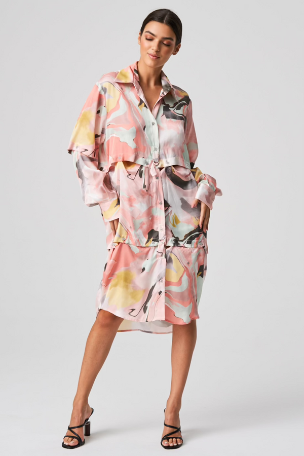 balossa ELIA Dress PRINT PINK