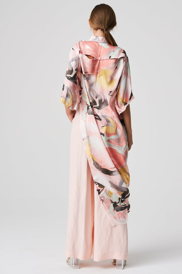 Balossa LEDA Dress PRINT GREEN