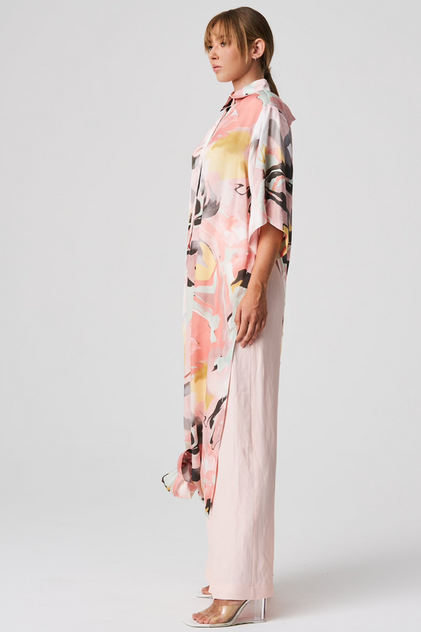Balossa LEDA Dress PRINT GREEN