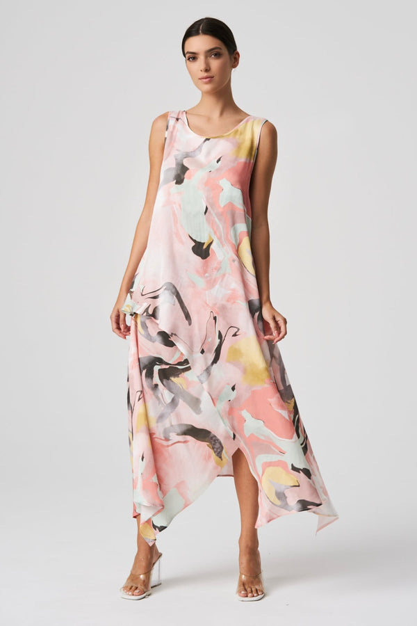 balossa LUCE Dress PRINT PINK