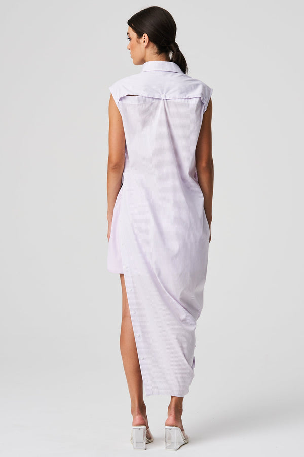 Balossa MILA Dress STRIPED VANILLA