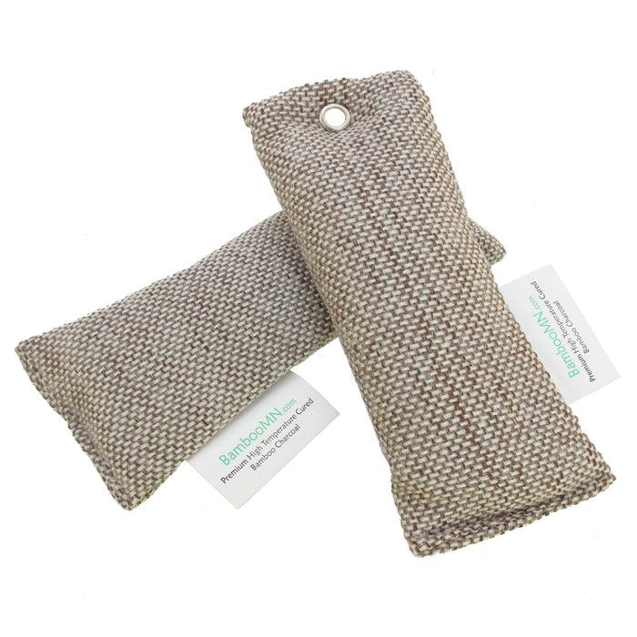 Bamboomn Activated Bamboo Charcoal Air Purifying Freshener Odor Absorber Long Bag 250g Per Pair
