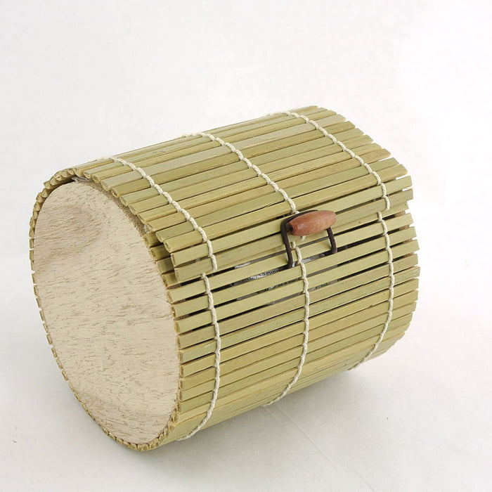 Bamboomn Bamboo Charcoal Odor Absorber Bag In Decorative 4" Cylinder