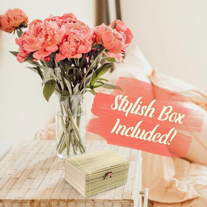 Bamboomn Bamboo Charcoal Odor Absorber Bag In Decorative 6.25" X 4.75" X 3" Box