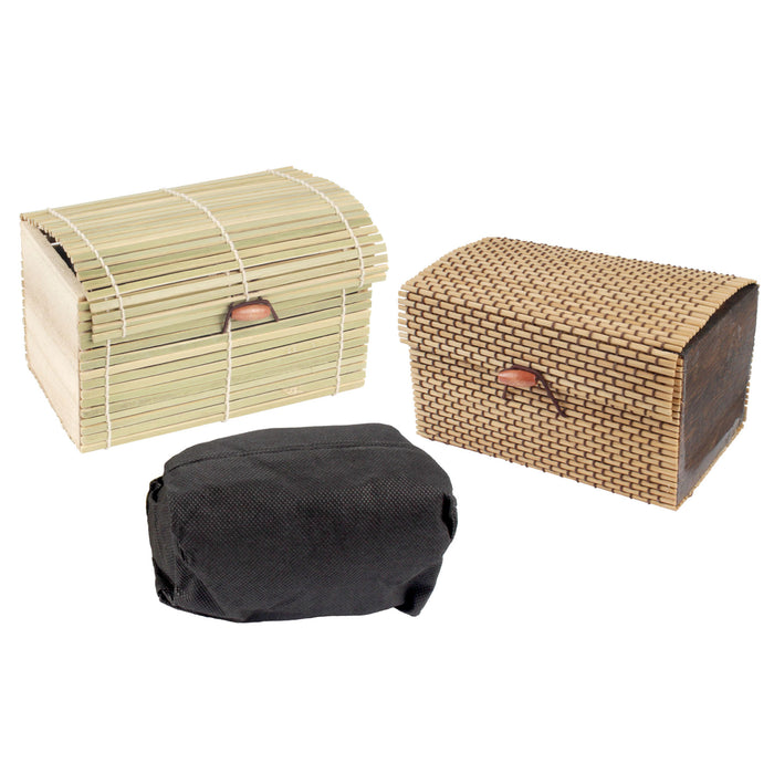 bamboomn Bamboo Charcoal Odor Absorber Bag in Decorative 6.25" x 3.75" x 3.75" Box