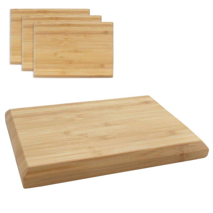 bamboomn Bamboo Cutting Board with Chamfered Edge - 7.9" x 5.5" x 0.75"