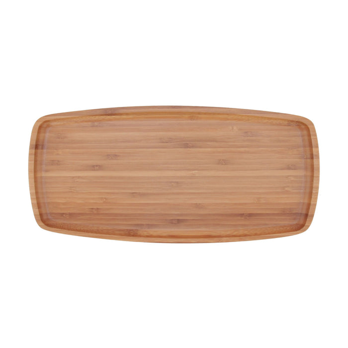 Bamboomn Bamboo Ecoware Reusable Dinnerware Rectangle Plate Tray